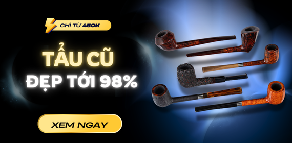 tẩu gỗ cũ đẹp banner