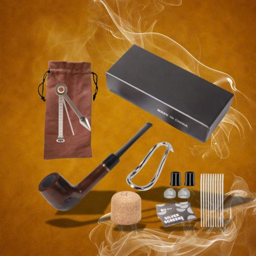 Set Tẩu Hút Thuốc G05 Nâu Sần
