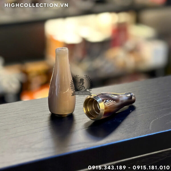 Cán Tẩu Cigar Sừng Bọc Đồngg 42-60
